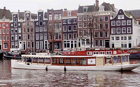 Canal boat Proost van St Jan Amsterdam