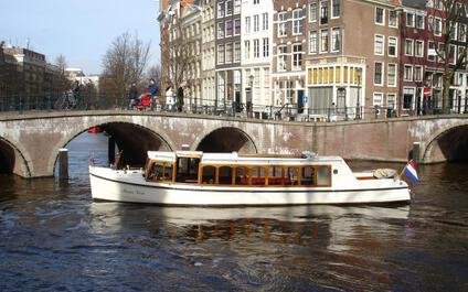 Canal boat Mona Lisa Amsterdam