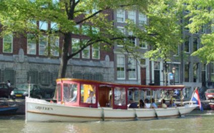 Canal boat Griffioen Amsterdam