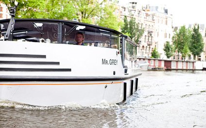 Canal boat Mr Grey Amsterdam
