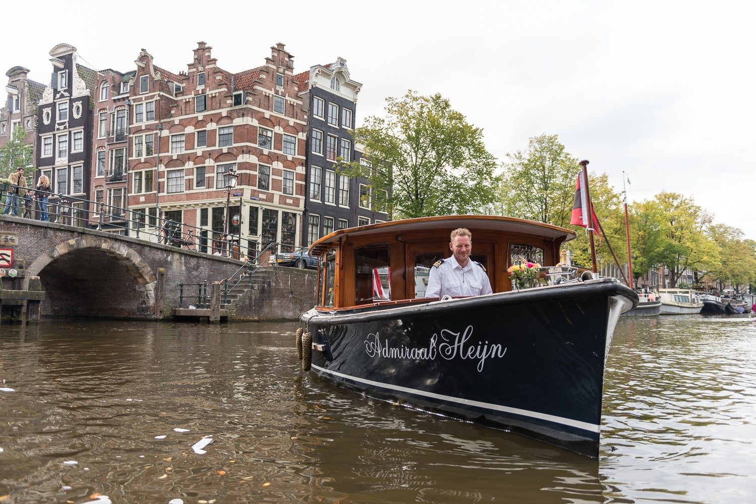 Canal boat Admiraal Heijn