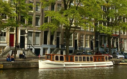 Canal boat Swaen Amsterdam