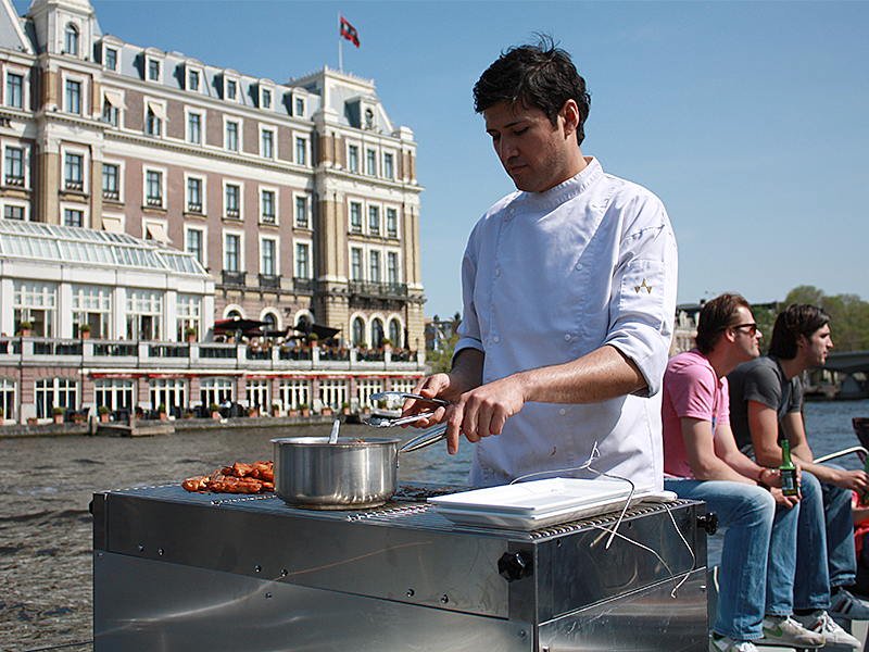 Amsterdam Boats Barbecue on a boat in Amsterdam header image